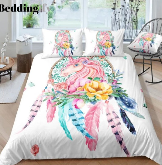 Dreamcatcher Unicorn CL23100135MDB Bedding Sets