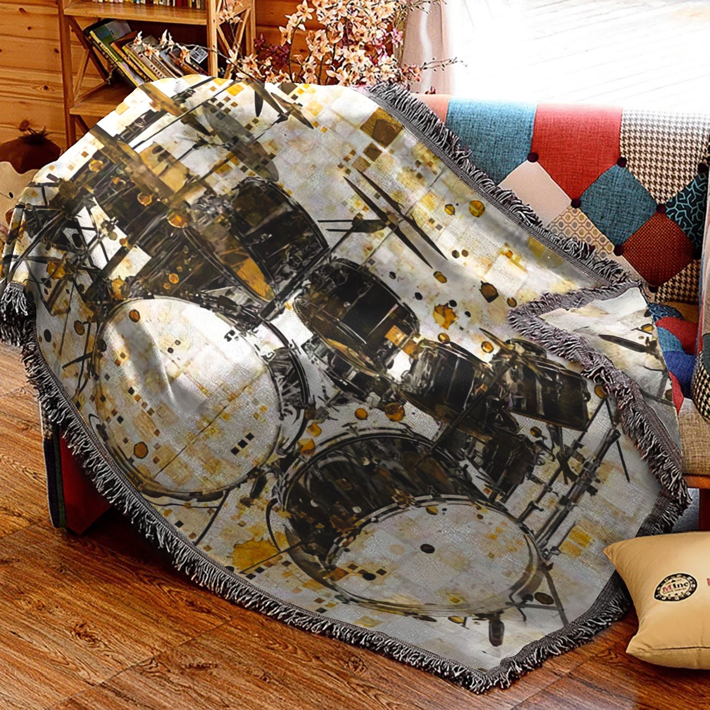 Drum CG0810032S Throw Blankets For Sofa