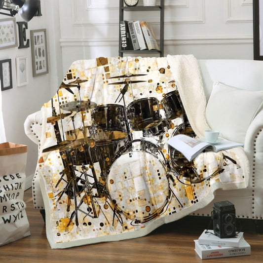 Drum CG0810032TT Sherpa Fleece Blanket