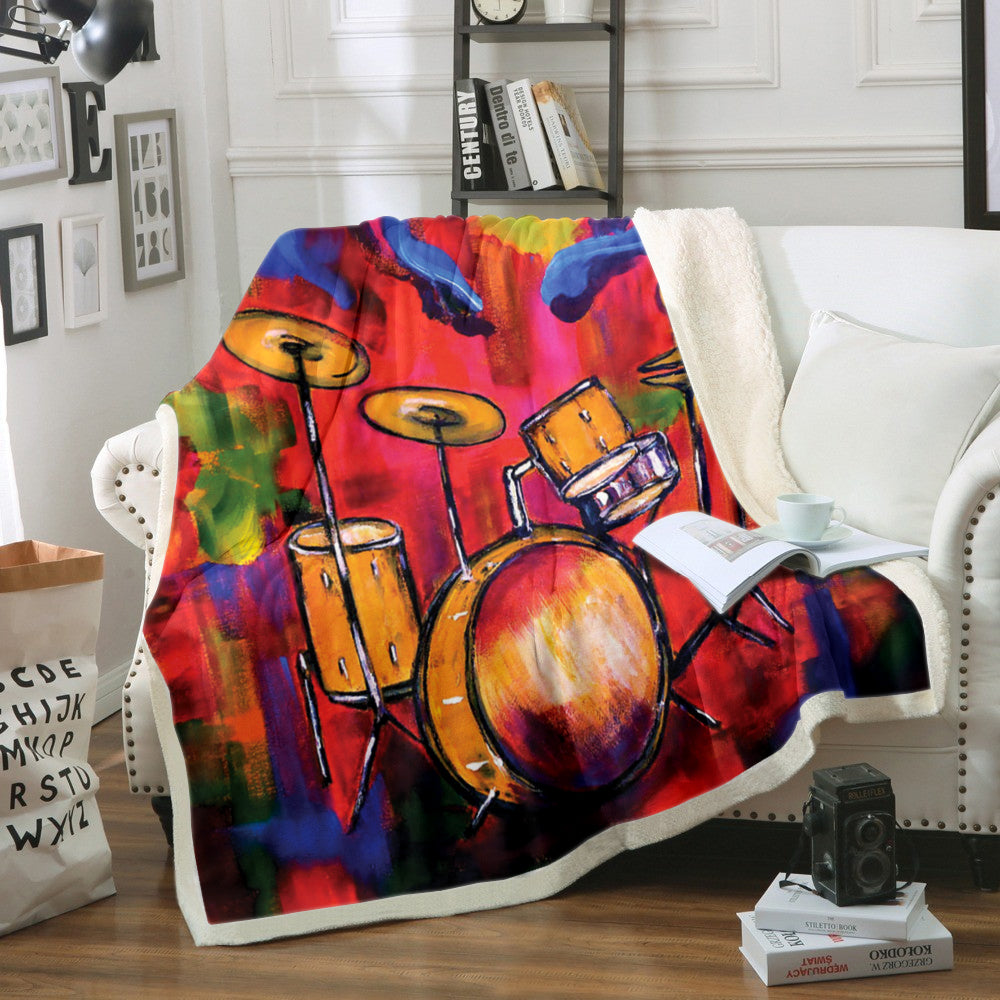 Drum CG0810034TT Sherpa Fleece Blanket