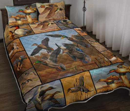 Duck Hunting CLM3010205B Quilt Bedding Set