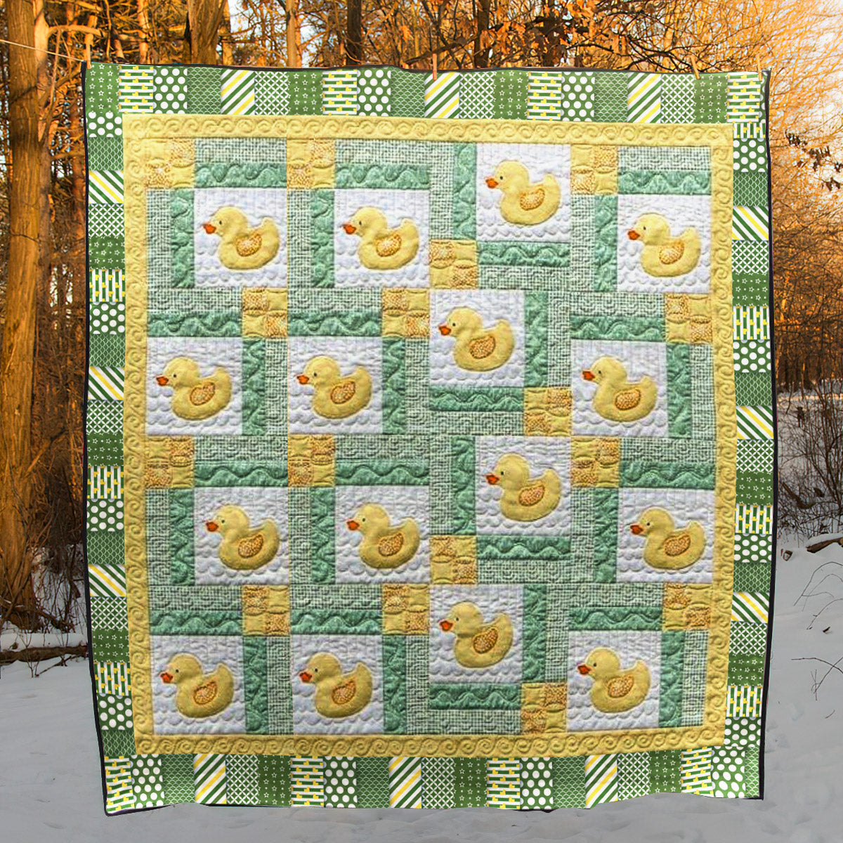 Duck TD22111114 Quilt Blanket