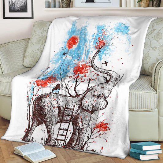 Elephant CL1208126MD Sherpa Fleece Blanket