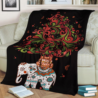 Elephant CLA140815 Sherpa Fleece Blanket