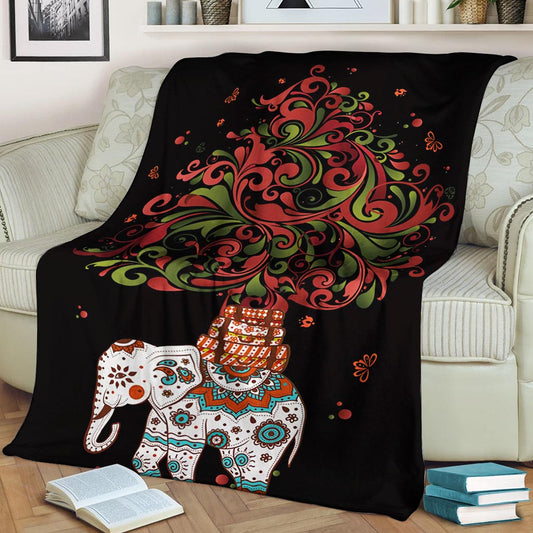 Elephant CLA140815 Sherpa Fleece Blanket