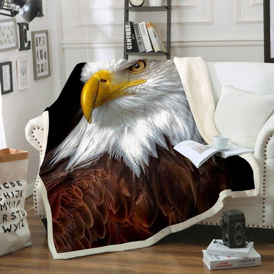 Eagle ML040938F Sherpa Fleece Blanket