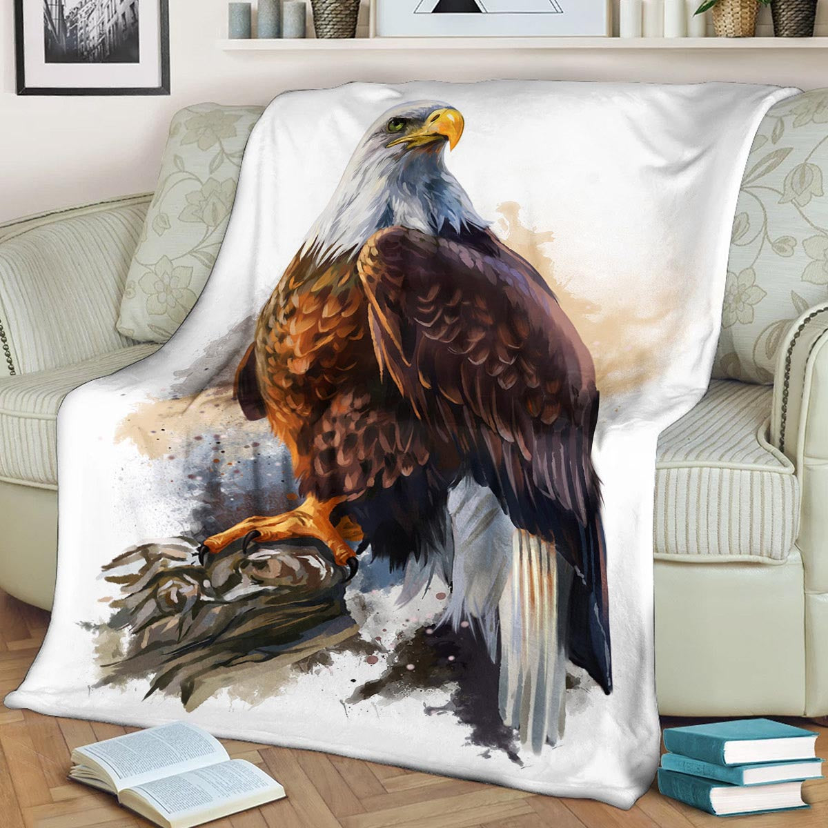 Eagle ML040939F Sherpa Fleece Blanket