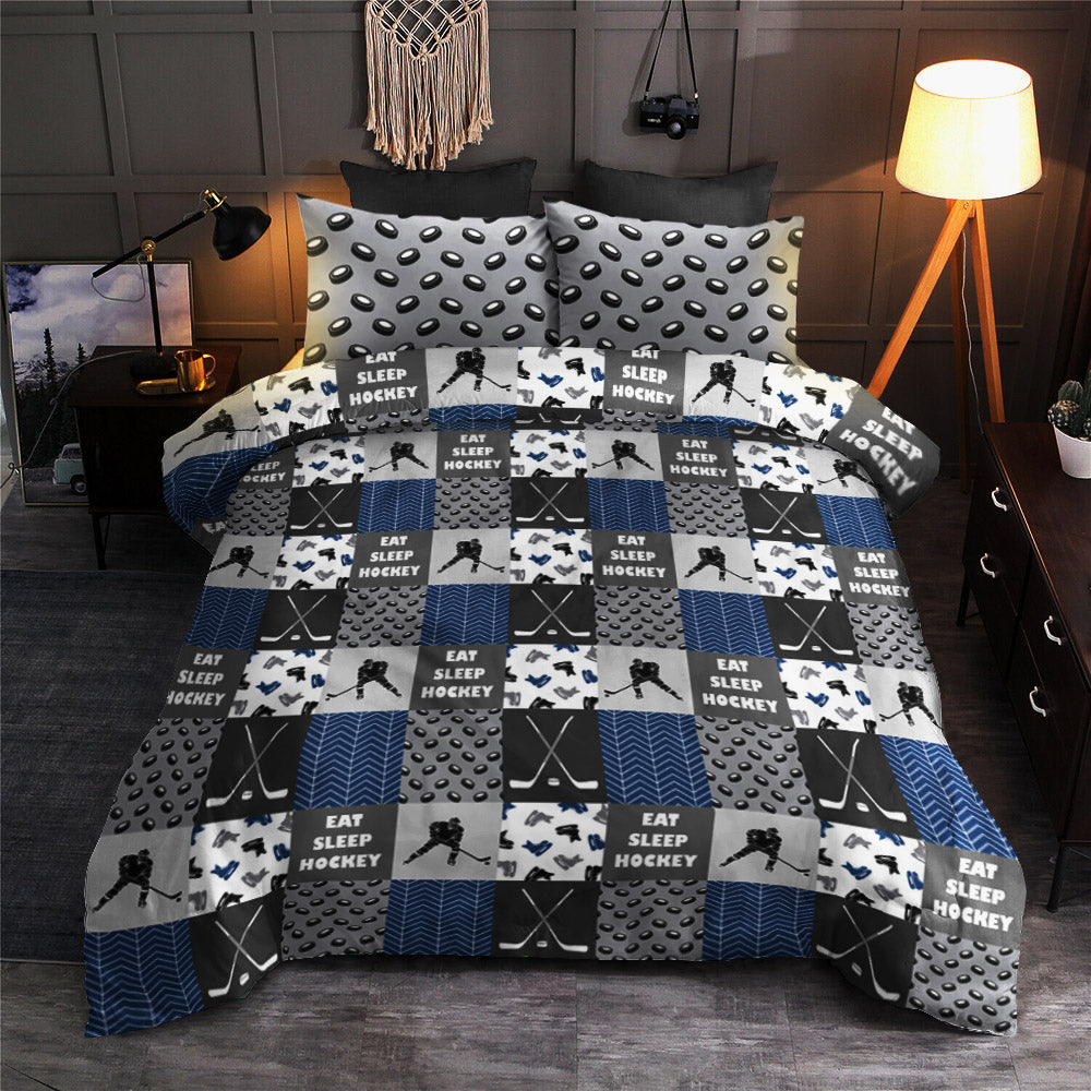 Eat Sleep Hockey CLA1410105B Bedding Sets