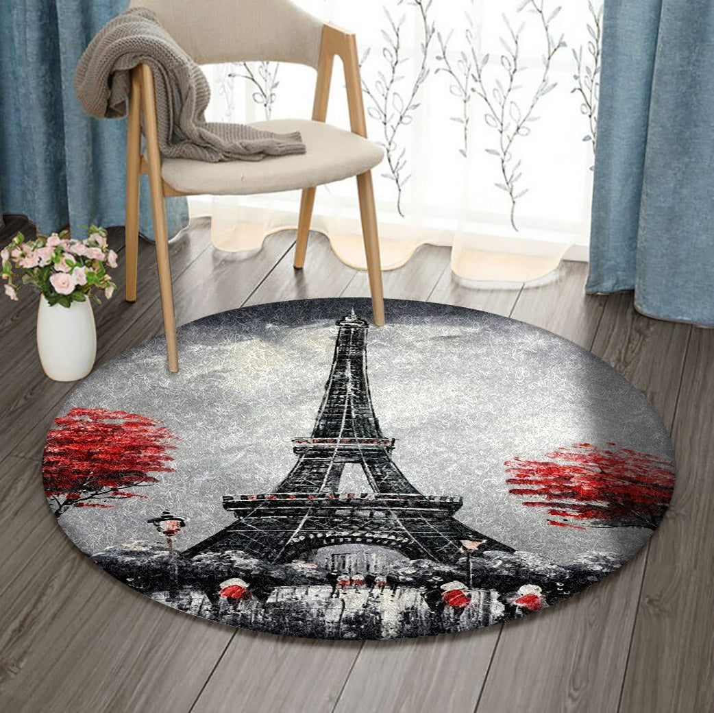 Eiffel Paris VD1610104RR Round Area Rug