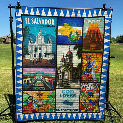 El Salvador TG030715A TBG Quilt Blanket