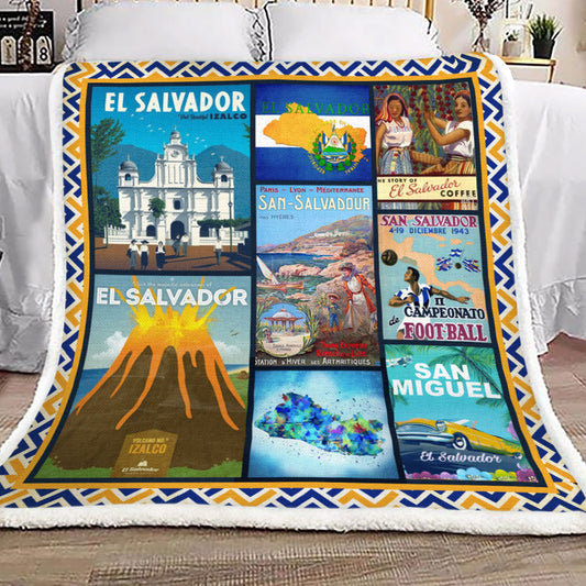 El Salvador YH3110575F Sherpa Fleece Blanket