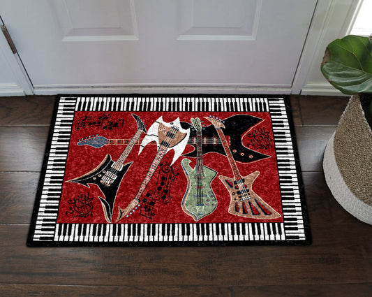 Electric Guitar Piano DN08100033D Non-slip Door mats