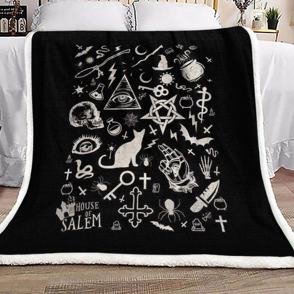 Elements Of Witchcraft Inspired By Wicca CL19100189MDF Sherpa Fleece Blanket