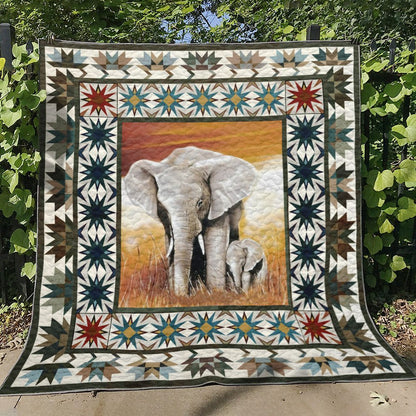 Elephant BT190702B Quilt Blanket