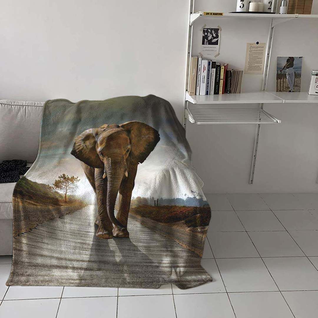 Elephant CL1208124MD Sherpa Fleece Blanket