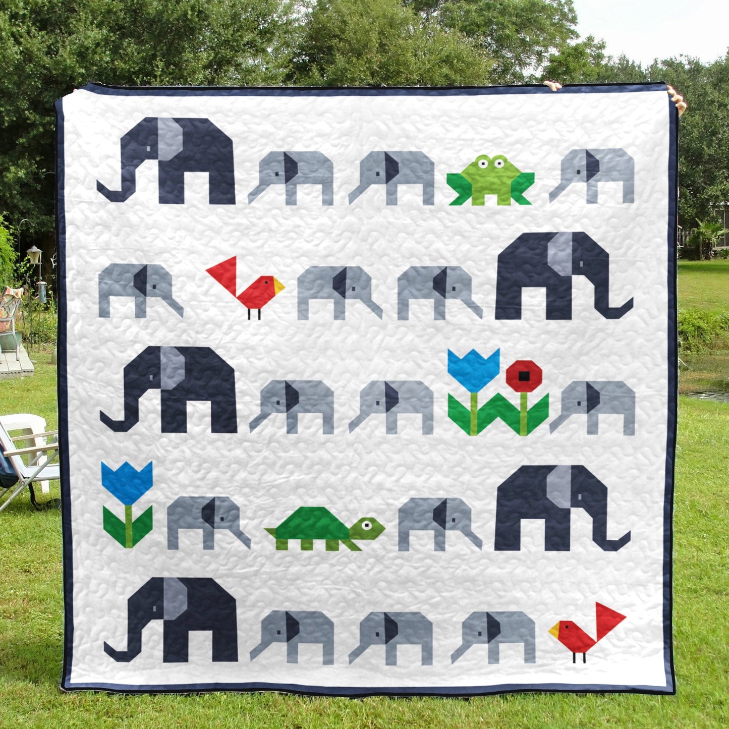 Elephant CLM0910074 Quilt Blanket