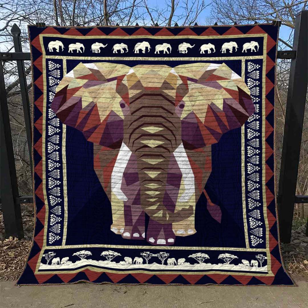 Elephant HN210517 Quilt Blanket
