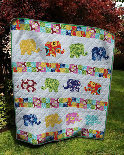 Elephant TD10110794 Quilt Blanket