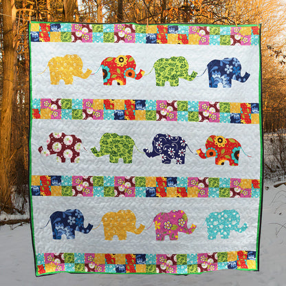 Elephant TD10110794 Quilt Blanket