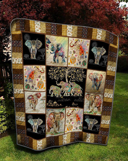 Elephant TD20110279 Quilt Blanket