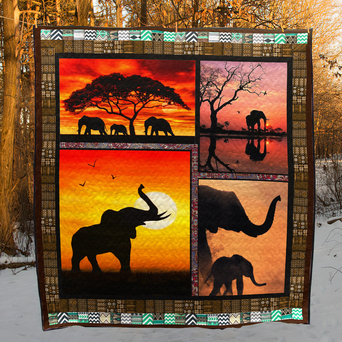 Elephant TD2809449 Quilt Blanket