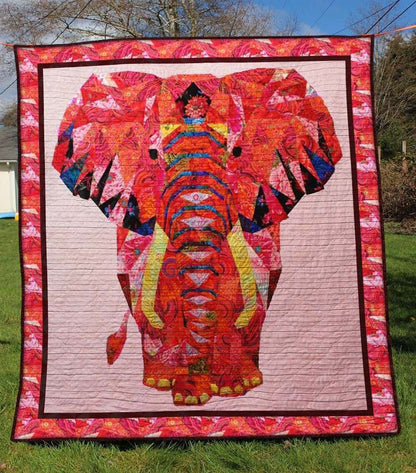 Elephant TU080703A TBG Quilt Blanket