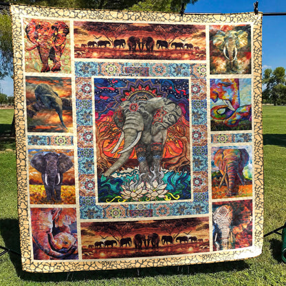 Elephant YH3010136 Quilt Blanket