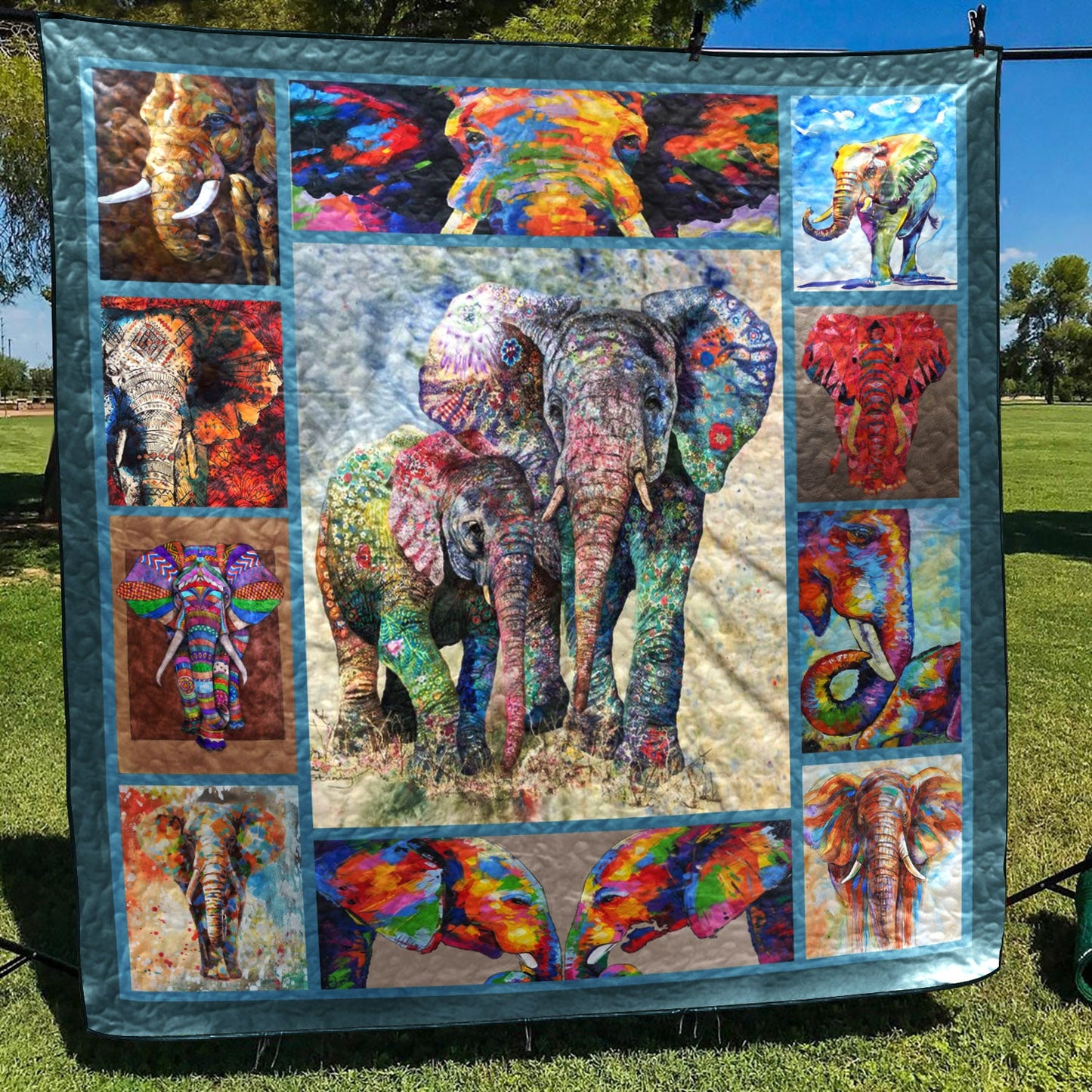 Elephant YH3010147 Quilt Blanket