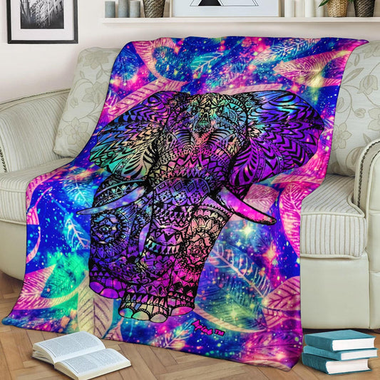 Elephant BL160831F Sherpa Fleece Blanket