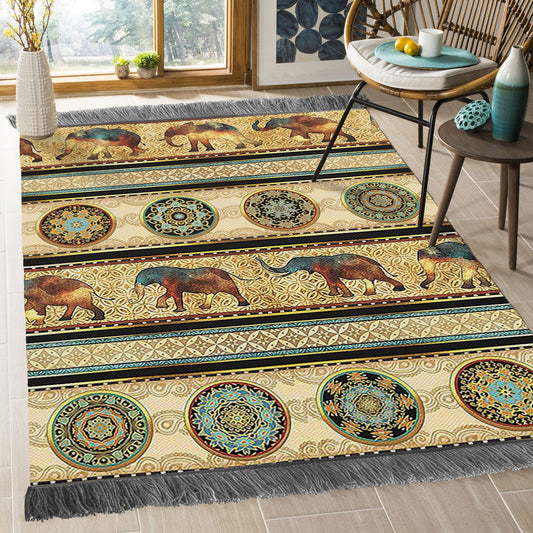 Elephant BL3009081O Decorative Floor-cloth