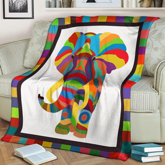 Elephant BT240830F Sherpa Fleece Blanket