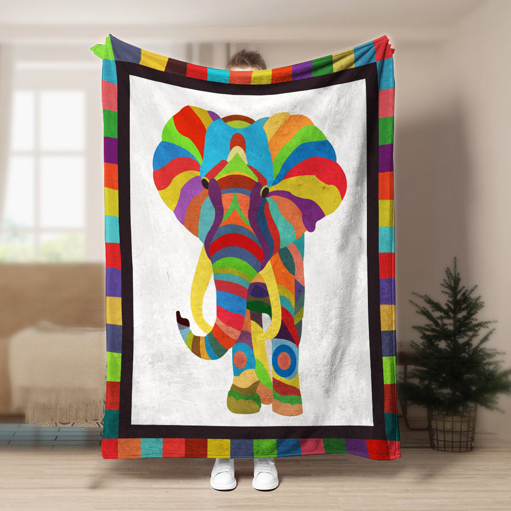 Elephant BT240830F Sherpa Fleece Blanket