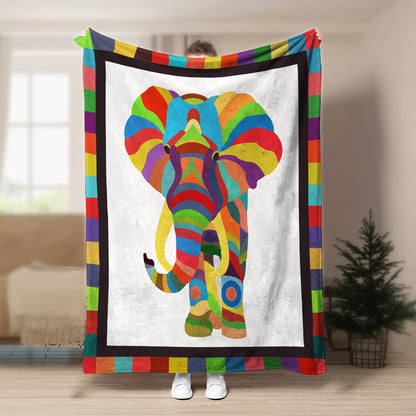 Elephant BT240830F Sherpa Fleece Blanket