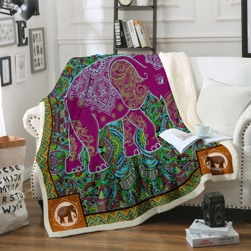 Elephant CL02110549MDF Sherpa Fleece Blanket