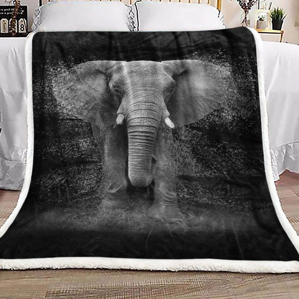 Elephant CL15110096MDF Sherpa Fleece Blanket