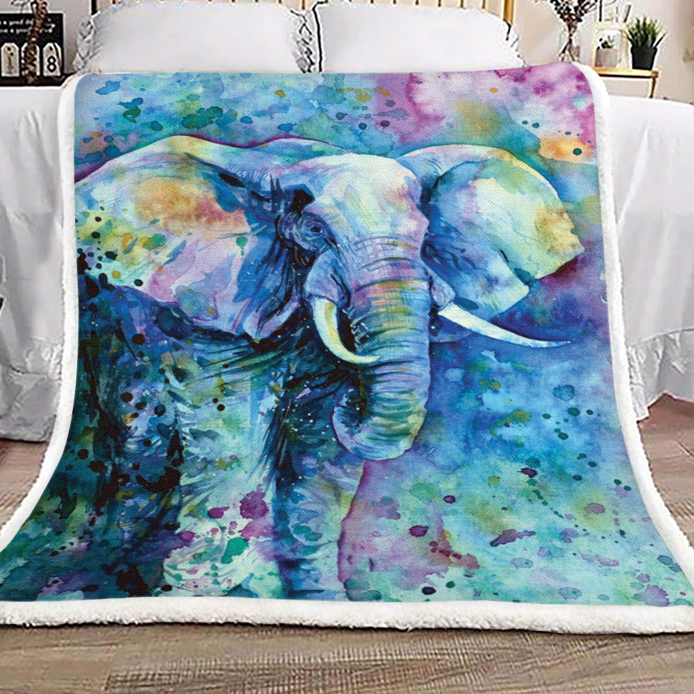 Elephant HM2809040TT Sherpa Fleece Blanket