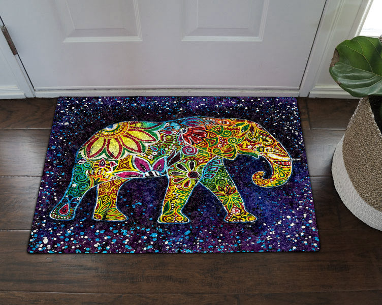 Elephant Mandala DV05100056D Non-slip Door mats