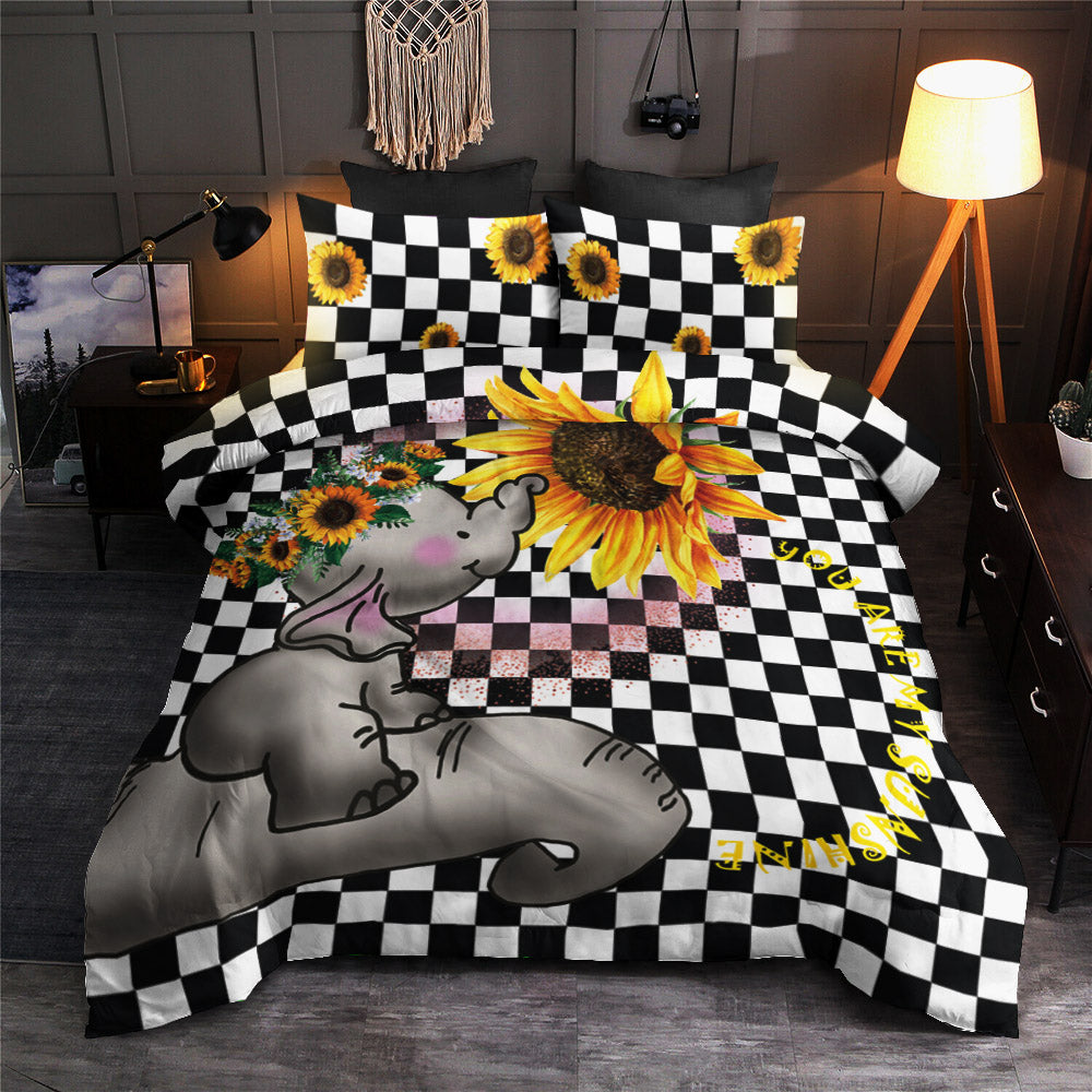 Elephant Sunflower CL07110418MDB Bedding Sets