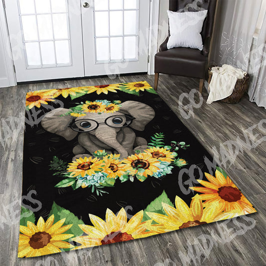 Elephant Sunflower CL14100036MDR Rug