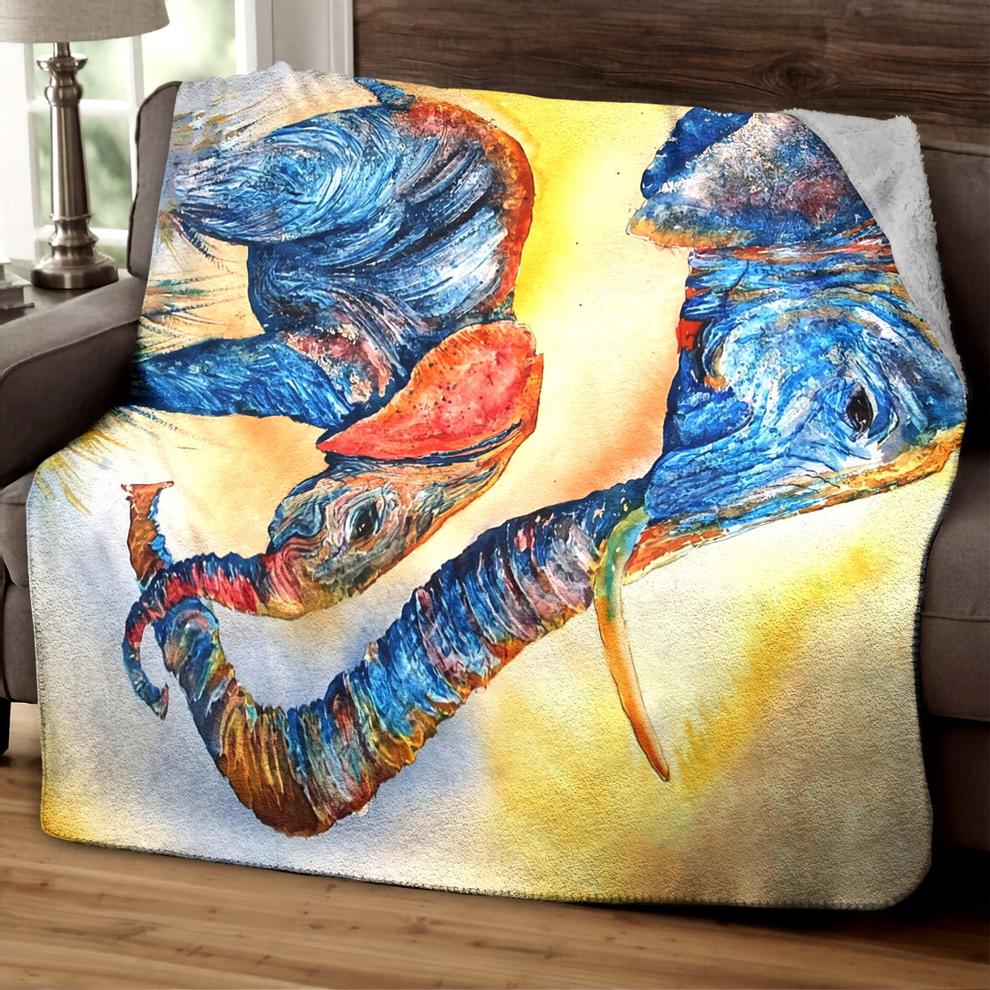 Elephant TN0709068TM Sherpa Fleece Blanket