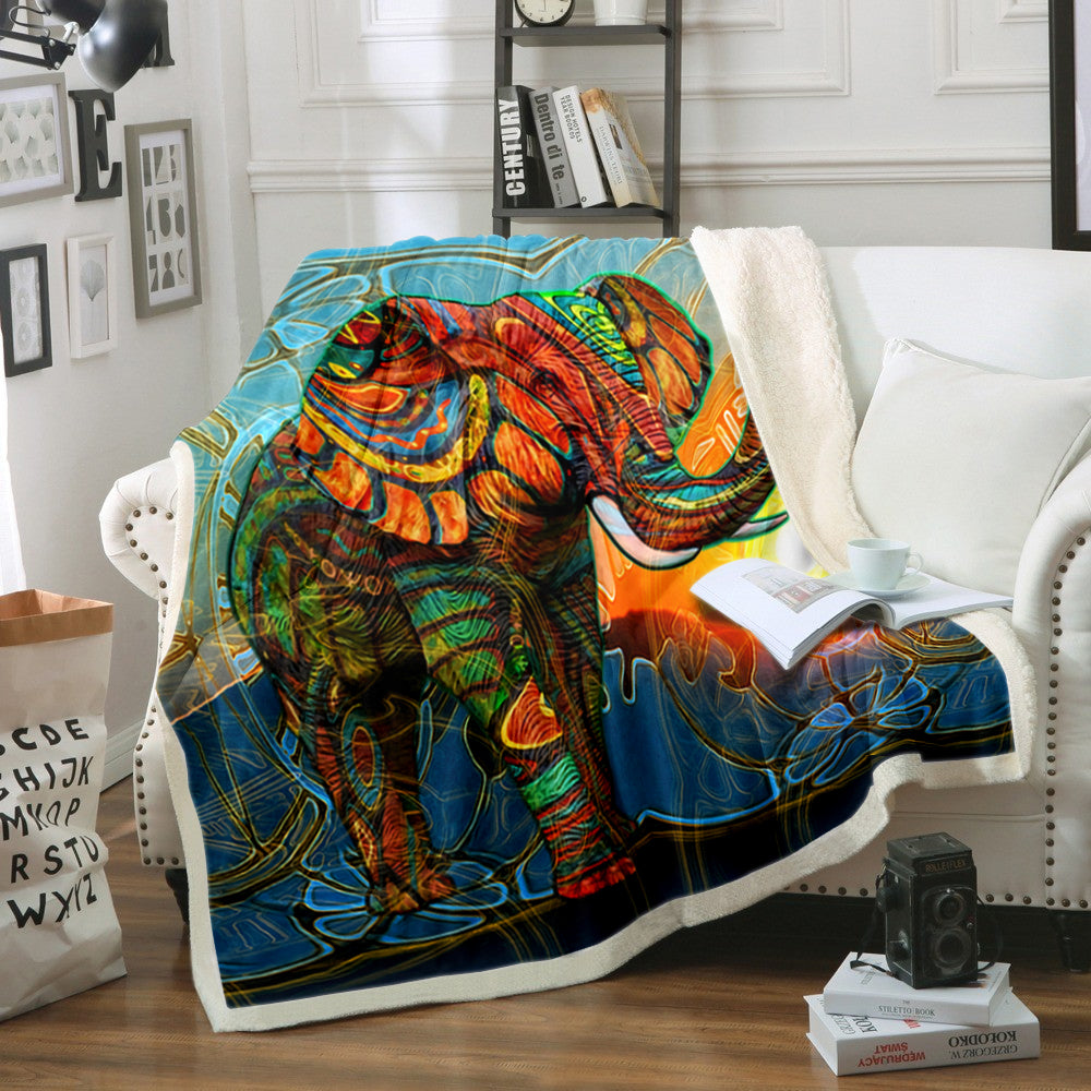 Elephant TN1409035TT Sherpa Fleece Blanket
