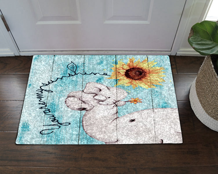 Elephant You Are My Sunshine CL18110324MDD Non-slip Door mats