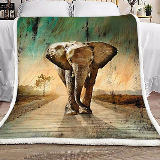 Elephants CG0210057TT Sherpa Fleece Blanket