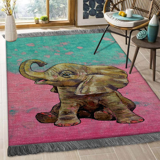 Elephants NN2509039F Decorative Floor-cloth