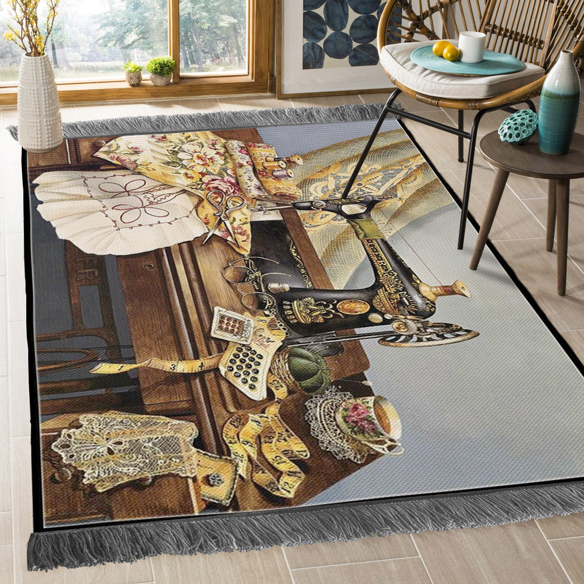 Embroidery Sewing Machine BL0510106O Decorative Floor-cloth