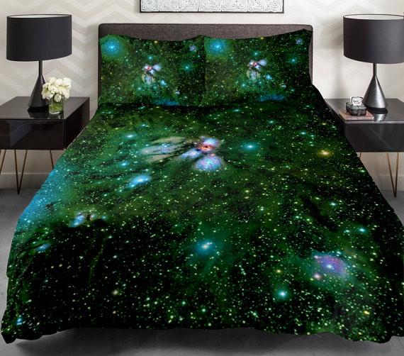 Emerald Green Nebula CLM1511167B Bedding Sets