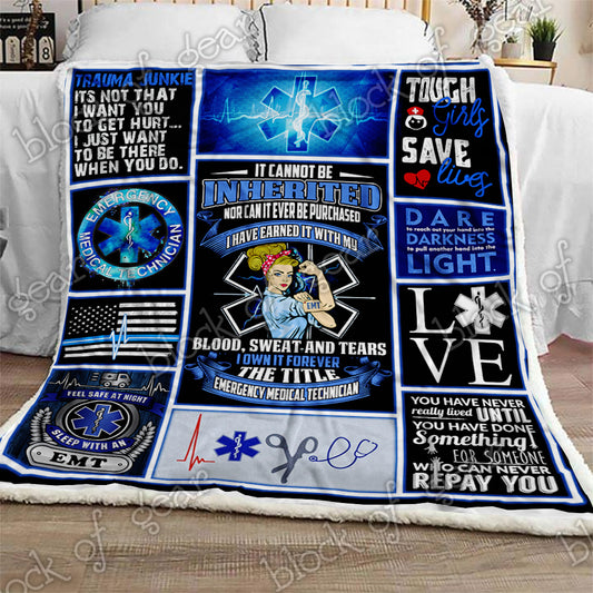 Emt CL301038MDF Sherpa Fleece Blanket
