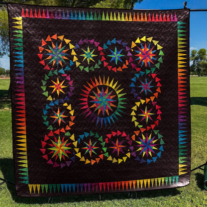 Endless Colorful Quilt Blanket HM110701M