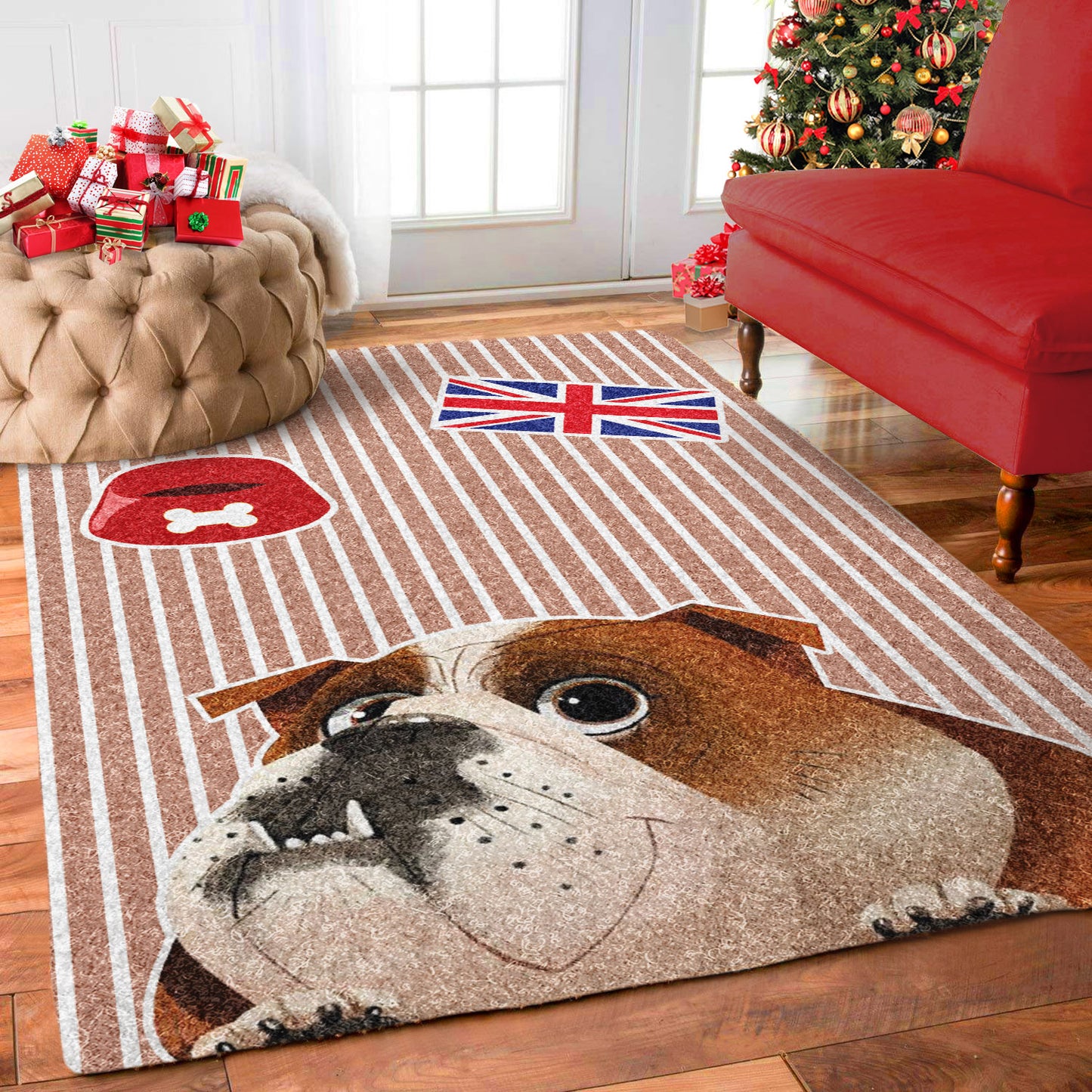 English Bulldog HM1411072M Rug
