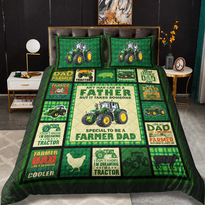 Best Farmer Dad Ever - Happy Father's Day Quilt Bed Sheet TL14042301QB